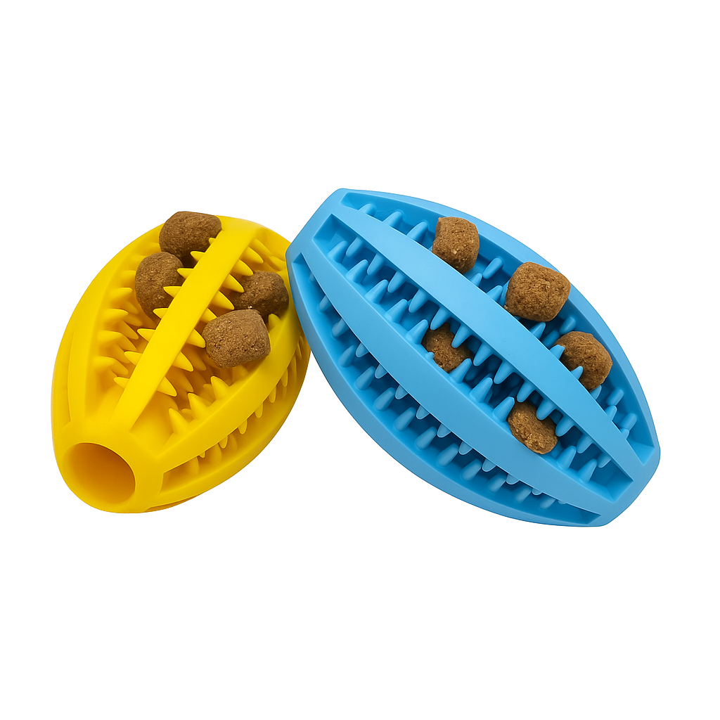 Pawsy™ – Tandreinigende Rugby Speelbal