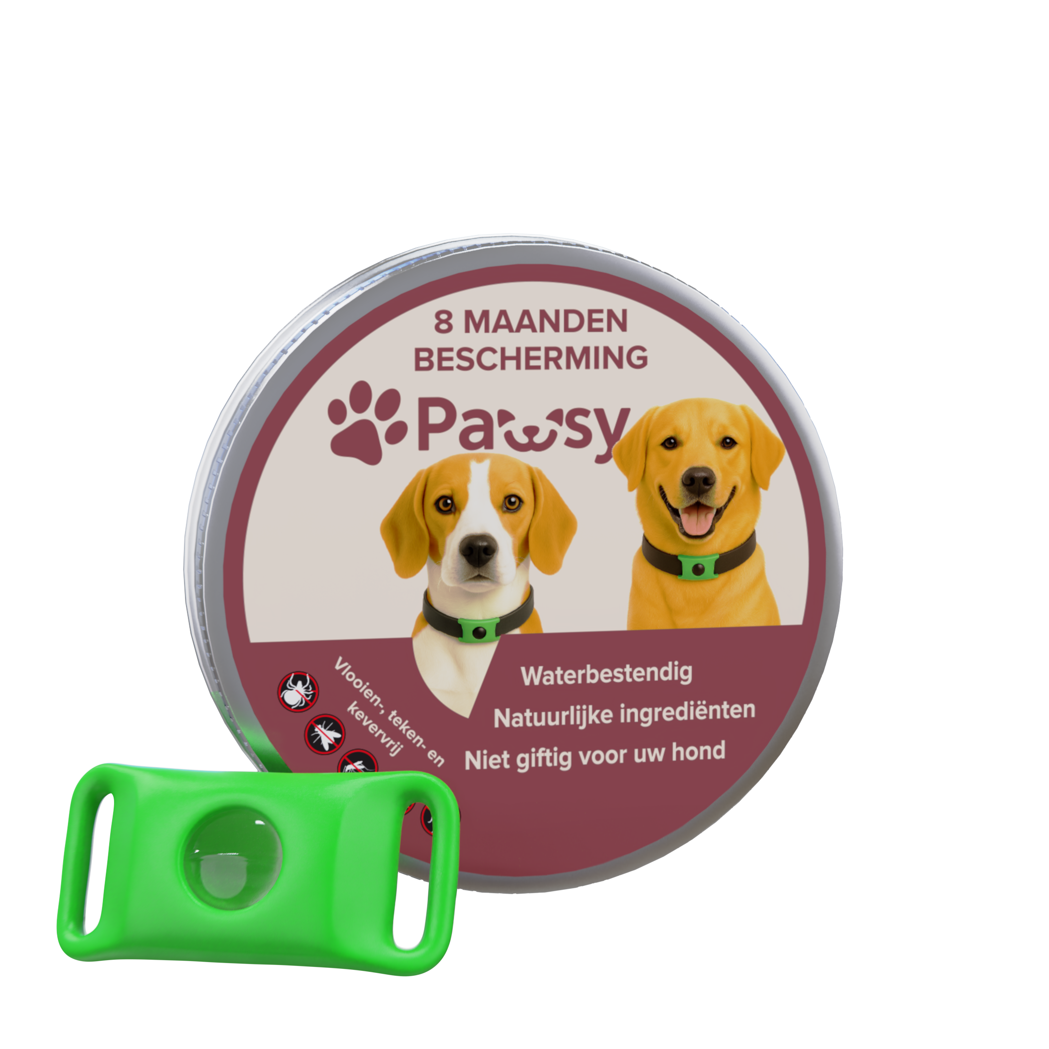 Pawsy™ – Anti-vlooien- en teken hanger voor honden