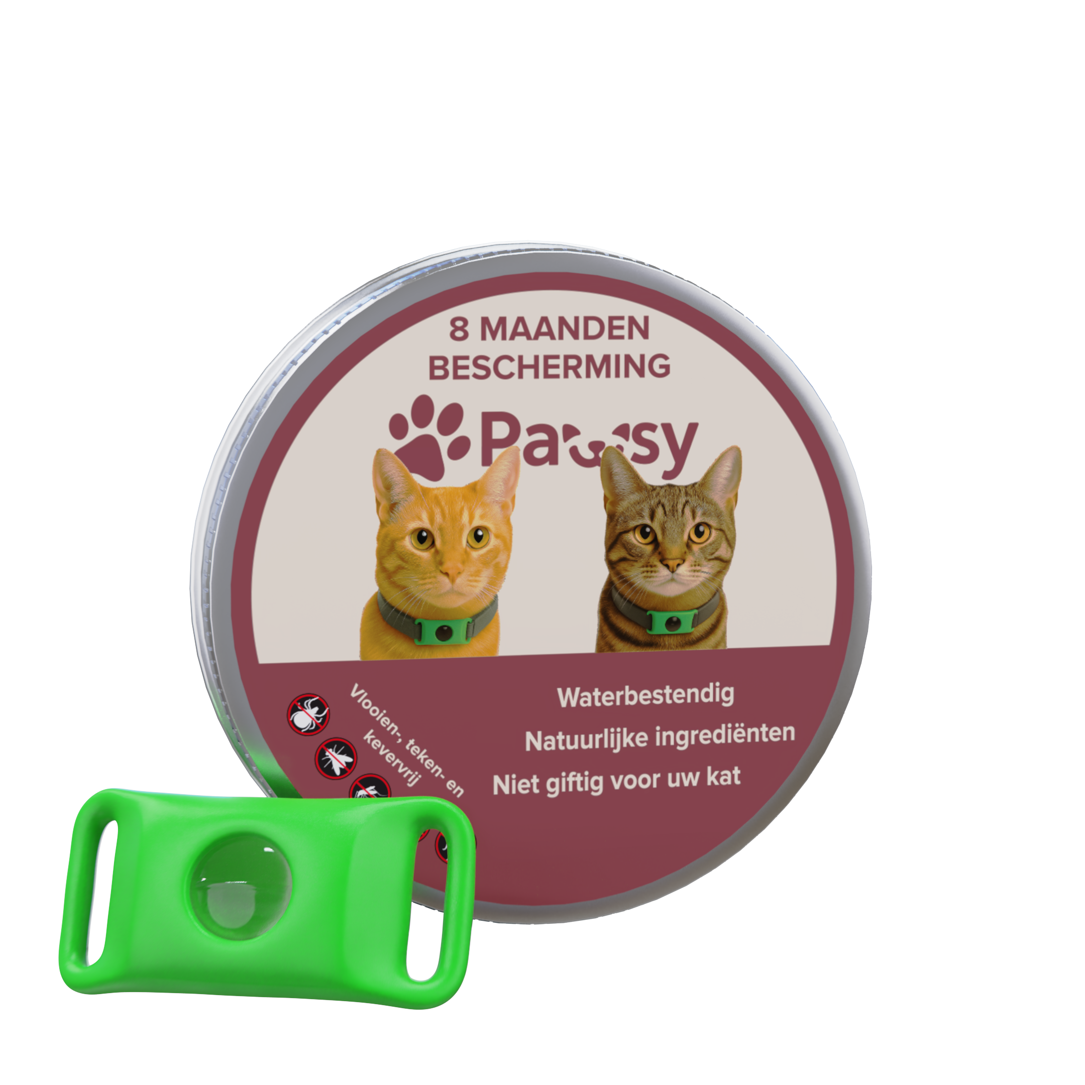 Pawsy™ – Anti-vlooien- en teken hanger voor katten